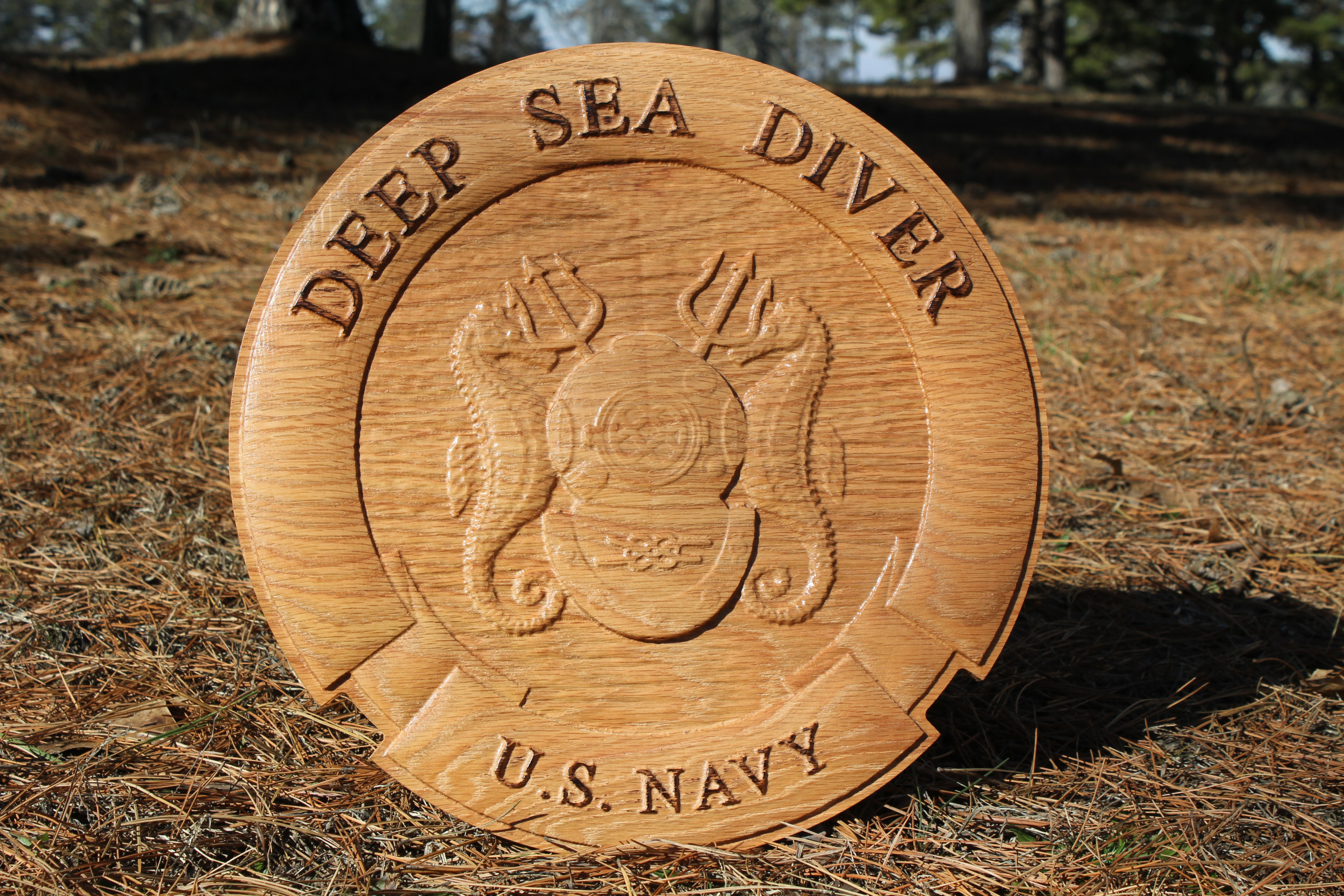 Deep Sea Navy Master Diver Plaque